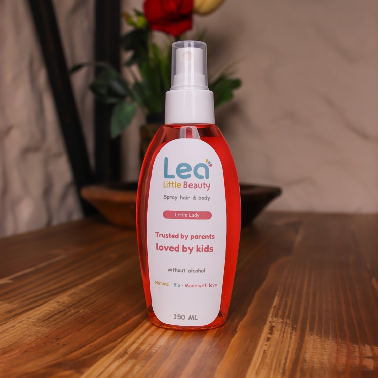 Brume Corps et Cheveux Enfants Naturelle Little Lady -Rose pailletée-